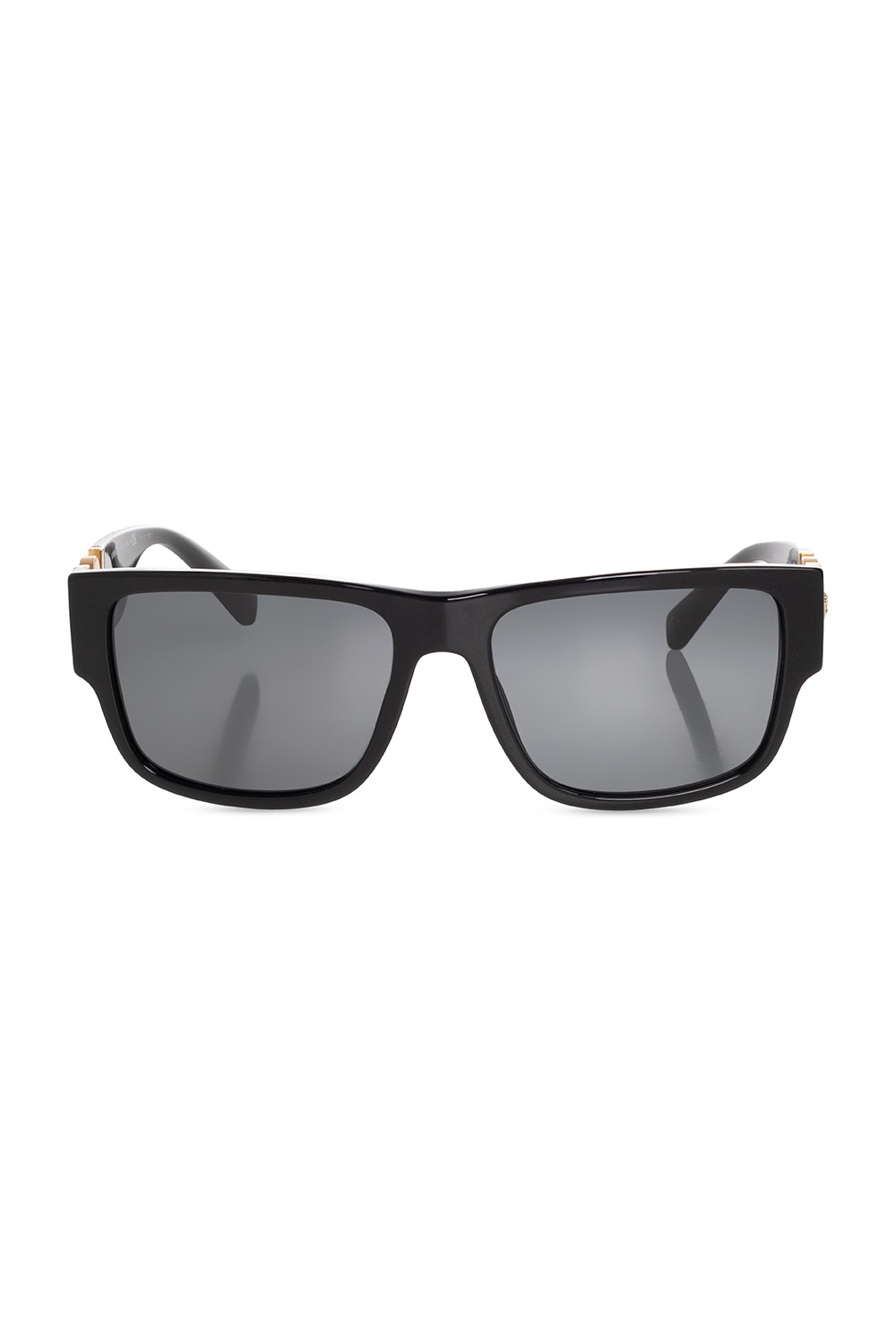 Black squared best sale medusa medallion sunglasses